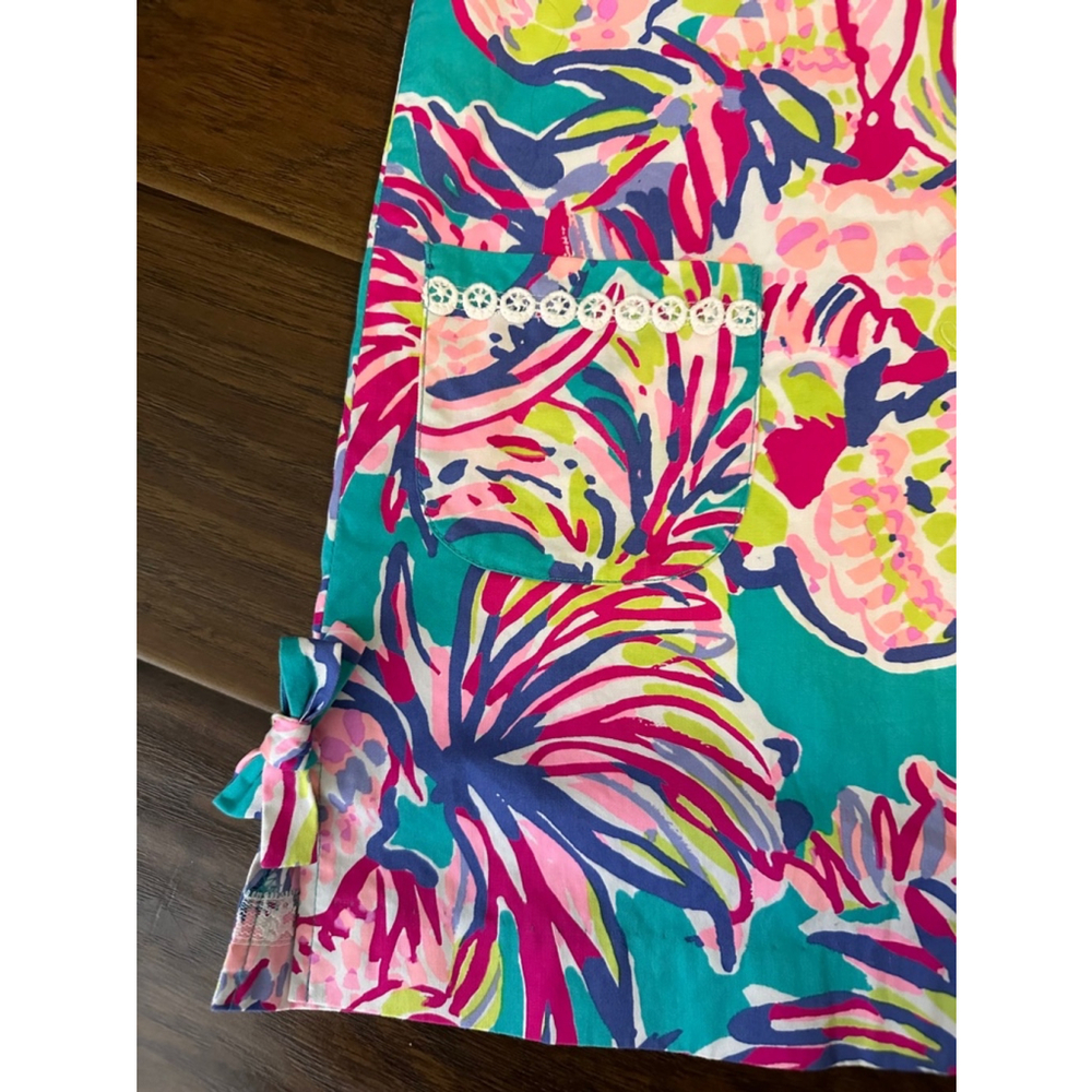 Lilly Pulitzer Dress Floral 8 Girls - Picture 3 of 5